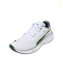 PUMA | Aviator Lightweight Comfort Running Shoes | White-Dark Slate | 
