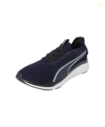 PUMA | Men's Softride Pro EchoMove Running Shoes | Navy-Black-Silver |