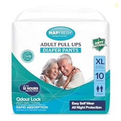 Napfresh Adult Diaper Pants Pull-Ups for Men & Women, Disposable Incon
