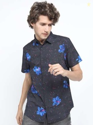 LOCOMOTIVE Men Slim Fit Casual Shirt