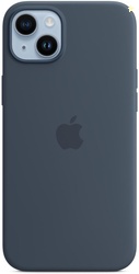 Back Cover for Apple iPhone 14 Plus (Storm Blue, Silicon)