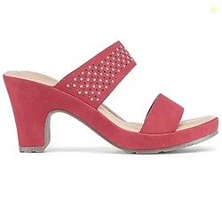 Bata Women's CASEY Pink Heels - 3 UK (7715102)