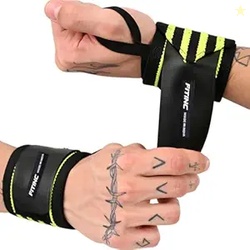 FITINC Weight Lifting Wrist Support for Men & Women with Thumb Loop St