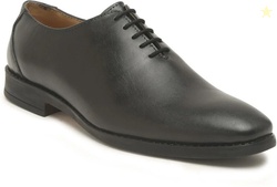 Teakwood Leathers Men Black Solid Geniune Leather Formal Oxfords ...mo