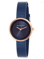 French Connection Stainless Steel Analog Blue Dial Women's Watch-Fcn00