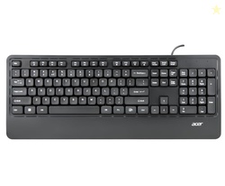 acer OfficeKey Wired Keyboard with Palm Rest | Plug & Play USB 2.0 | C