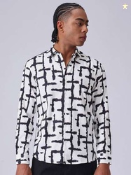 Banana Club Slim Fit Printed Casual Shirt