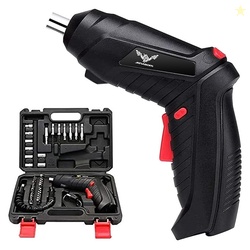 JENABOM Electric Screwdriver, 3.6V Cordless, 44pcs Screwdriver Bit Set