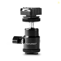 HANUMEX LCD Monitor Adapter 1 4" Camera Hot Shoe Mount +Hot Shoe Base 