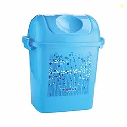 Nayasa Rectangular Swing Bin Funk No 13 with Swing Lid, Capacity- 13.5