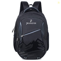 Pockester Large 35 L Laptop Office College Unisex Backpack with rain C