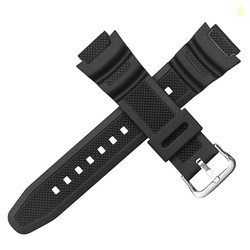 DBLACK ''CDS26'' 18mm Resin Watch Strap (Black) // Compatible With ''C