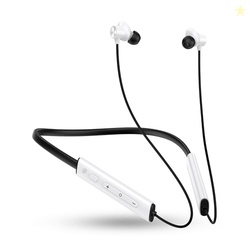 OOGE Tune 21 Wireless Neckband (White)  Type-C Charging, AI ENC Noise 