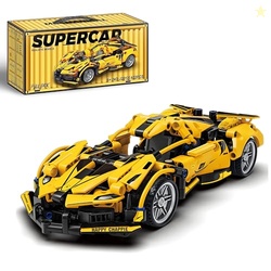 HAPPY CHAPPIE Mechanical Super Car Building Blocks Set (422 PCS) | Ope