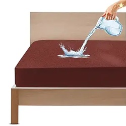 GADDA CO 100% Waterproof Premium Cotton Feel Mattress Protector Single
