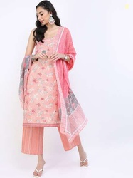 Vishudh Cotton Kurta Sets With Dupatta