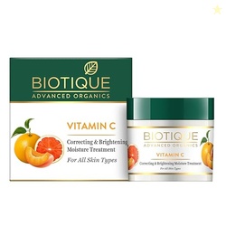 Biotique Vitamin C Correcting & Brightening Face Cream | Non-Greasy Fo
