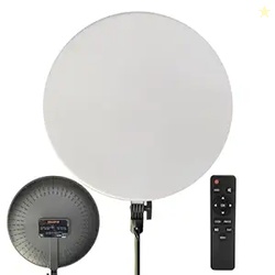 Eloies BD-HP19 Flat Round Panel Light for Photography and Videography 