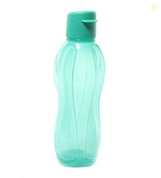 Tupperware Plastic Flip Top Bottle (750 ml , Green)