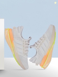 adidas X_PlrBoost Running Shoes For Women (Off White , 4)