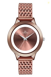 IIK COLLECTION Watch for Women Round Studded Dial Girls Watches |Analo