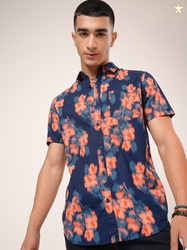 HIGHLANDER HIGHLANER Printed Casual Slim Fit Shirt