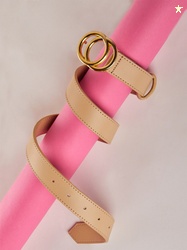 Berrylush Women Cream-Coloured Belt