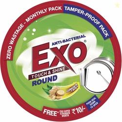 Exo Round Dish Wash Bar, 500g Box Dishwash Bar (500 g)