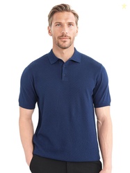 RARE RABBIT Men Textured Spread Collar Half Sleeve Cotton Regular Fit 