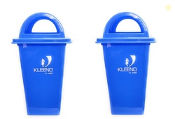 CELLO Kleeno Plastic Garbage Manual-Lift Dustbin With Dome Lid 110 LTR