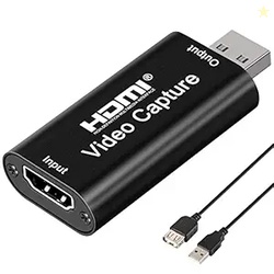 Tobo Video Capture Card, HDMI to USB 2.0 High Definition 1080p 30fps, 