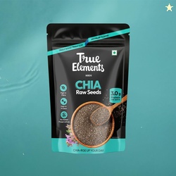 True Elements Chia Seeds 250g - Healthy Raw Seeds | Clean Chia Seeds f