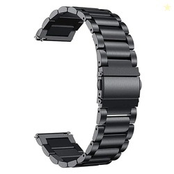 TECHONTO 22MM Heavy Metal Chain Strap with Secure Lock Technology Comp