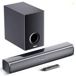 Mivi Fort H120 Soundbar - 120W Home Theatre Sound Bar, 2.1 Channel, 2 