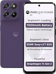 Motorola G67 Power 5G (Pantone Parachute Purple, 8GB RAM, 128GB Storag
