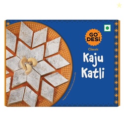 GO DESi Classic Kaju Katli - 200/180 grams | No Artificial Flavours | 