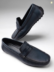 RARE RABBIT Men Saffian Textured Formal Loafers