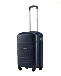 SNITCH Loop Cabin Size Blue Polypropylene Hard Travel Suitcase - Troll