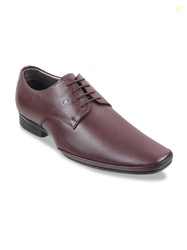 Mochi Men Round Toe Leather Formal Derbys