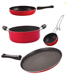 Nirlon Kitchen Accessories for Cooking Non Stick Aluminium cookware Se