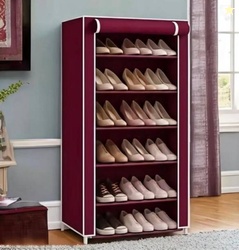 Shaym ji 18 Pair plastic Shoe Stand with matte look, st...