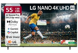 LG 139 cms (55 inches) NU87 AI Series Nano 4K Ultra HD Smart webOS VA 