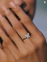 Anouk Cubic Zirconia Finger Ring