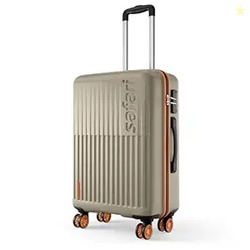 Safari Astra Neo 8 Wheels 66cm Medium Size Check-in Trolley Bag, Hard 