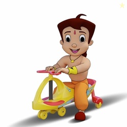 Cockatoo-Kids Buzzy Ride Chota Bheem Licensed Baby Car, Panda Cycle fo