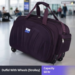 We Travel Travel Duffle Bags For Men and Women Duffel With Wheels (Str
