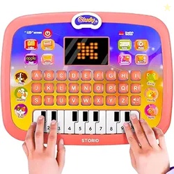 Storio Learning Educational Computer Kids Piano Laptop with Led Screen