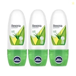Rexona Aloe Vera Underarm Roll-On Deodorant for Women | 72 Hours Long-