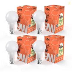 GM GEO 9 Watt LED Bulb | Excellent CRI | Zero Maintenance | High Durab