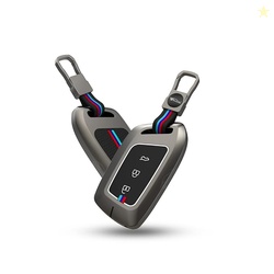 Metal Silicone Key Cover with Key Chain Compatible with MG | Hector | 